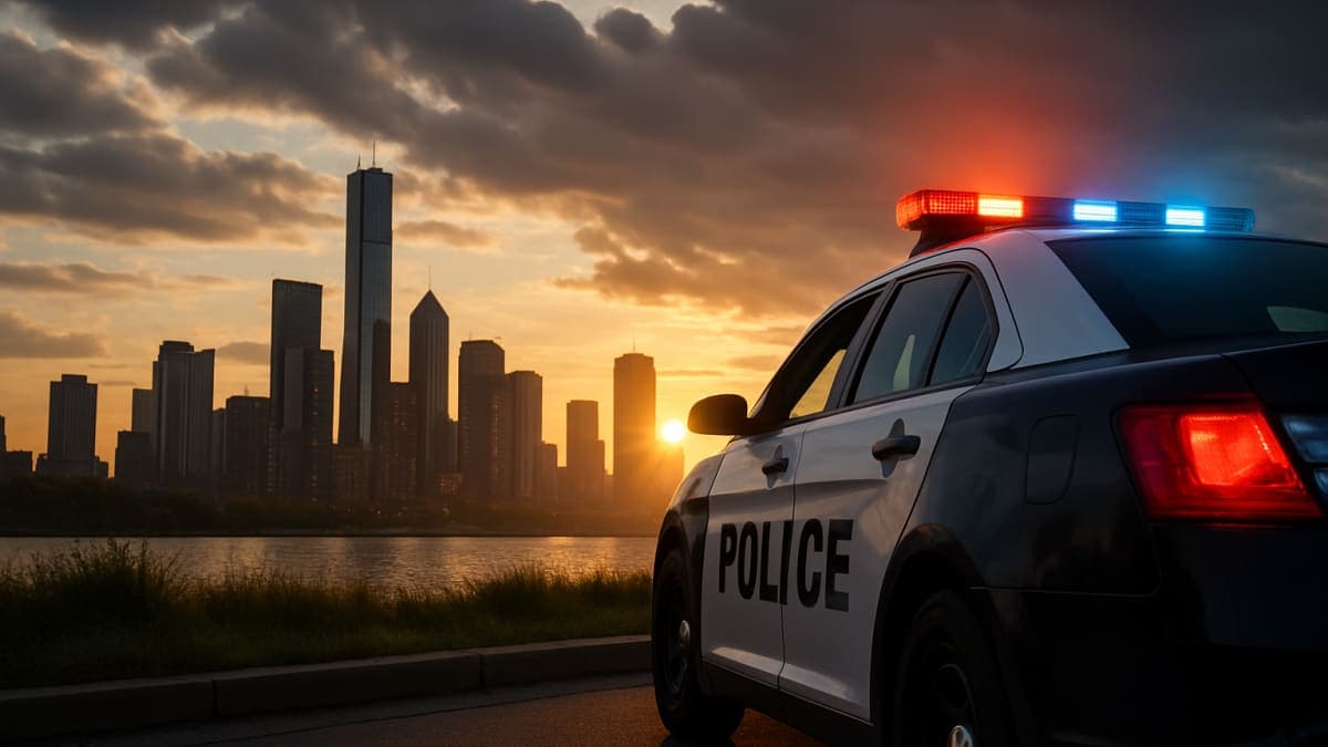 Pemburuan dilancarkan untuk remaja migran yang kejam yang telah menyerang petugas polisi di kota utama AS