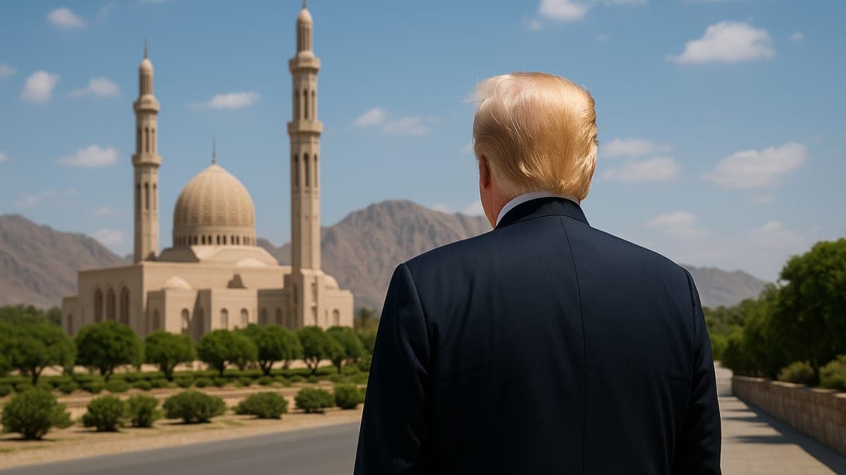 Trump bepergian ke luar negeri setelah pembicaraan gagal dengan mereka yang berteriak 'mati untuk Amerika'