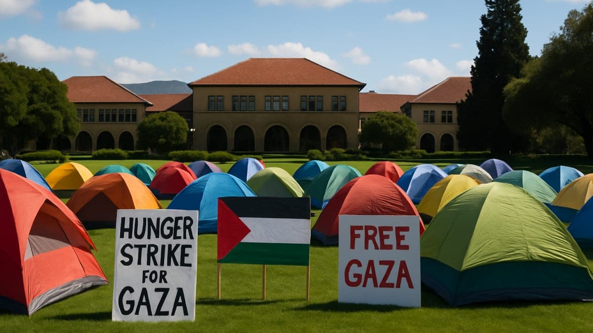 'Kelaparan Adalah Senjata Kami Melawan Ketidakadilan': Mahasiswa dan Staf Pengajar Stanford Melakukan Mogok Makan untuk Gaza