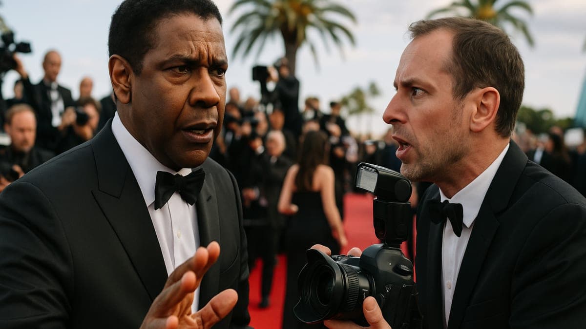 Denzel Washington Terlihat dalam Video Sedang Bertukar Kata-Kata yang Tegang dengan Fotografer yang Memaksa di Karpet Merah Cannes