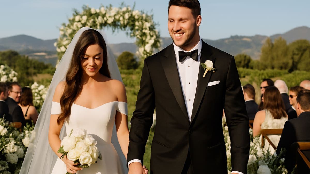 Hailee Steinfeld Berjalan Menuju Pelaminan untuk Menikahi Josh Allen dalam Pernikahan Megah di California