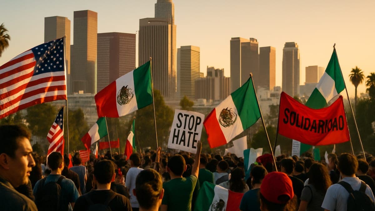 Protes LA Menandakan Kesiapan Publik untuk Memberontak Melawan Fasisme Anti-Imigran